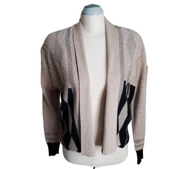 Zaria Open Front Cardigan With Sparkly Details Size Large - Picture 1 of 10